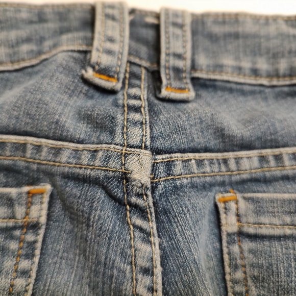 Mango MNG Bianca Jeans Straight Medium Wash Size 4 Low Rise - Picture 13 of 15